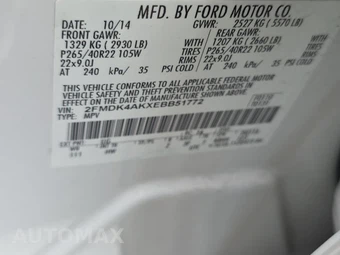 2014 Ford Edge Sport – miniatura 14