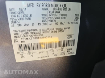 2014 Ford Explorer Limited - miniatura 14