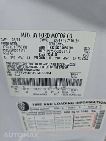 2014 Ford F-150 FX4 Crew Cab Short Bed - miniatura 2