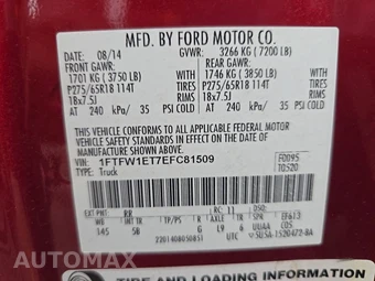 2014 Ford F-150 FX4 Crew Cab Short Bed - miniatura 14