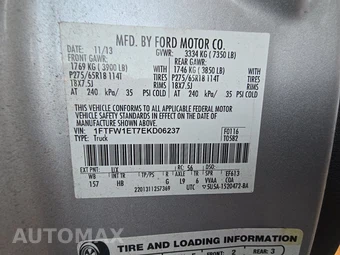 2014 Ford F-150 Lariat Crew Cab Medium Bed - miniatura 14