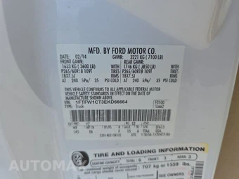 2014 Ford F-150 Lariat Crew Cab Short Bed - miniatura 14