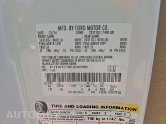 2014 Ford F-150 Lariat Crew Cab Short Bed - miniatura 5