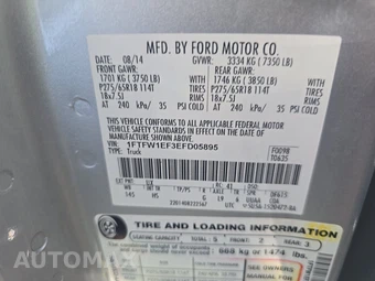 2014 Ford F-150 Lariat Crew Cab Short Bed - miniatura 14