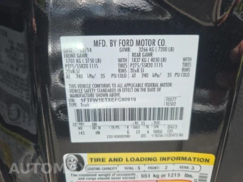 2014 Ford F-150 Lariat Crew Cab Short Bed - miniatura 18