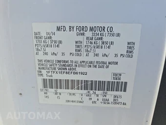 2014 Ford F-150 STX Extended Cab Medium Bed w/Rear Doors - miniatura 14
