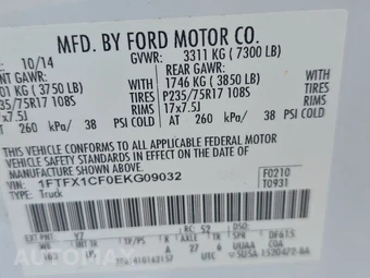2014 Ford F-150 XL Extended Cab Long Bed w/Rear Doors - miniatura 14