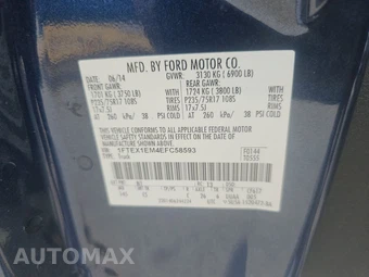 2014 Ford F-150 XL Extended Cab Medium Bed w/Rear Doors - miniatura 15