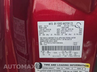 2014 Ford F-150 XLT Crew Cab Short Bed – miniatura 5