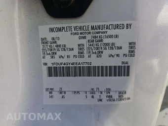 2014 Ford Super Duty F-450 Cab Chassis XL Regular Cab DRW - miniatura 5