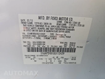 2014 Ford Taurus Limited - miniatura 14