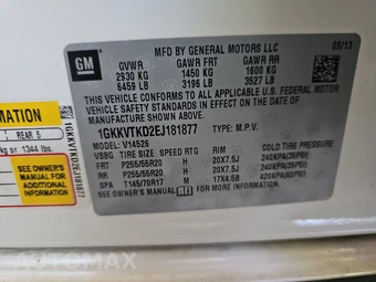 2014 GMC Acadia Denali 5SA – miniatura 15