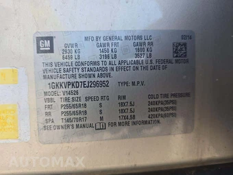 2014 GMC Acadia SLE-2 3SB – miniatura 5