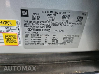2014 GMC Acadia SLT-1 4SA – miniatura 15