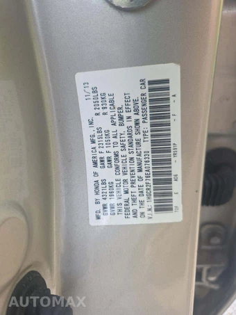 2014 Honda Accord Sedan EX - miniatura 5