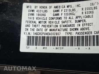 2014 Honda Accord Sedan EX-L - miniatura 2