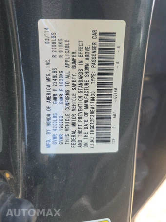 2014 Honda Accord Sedan LX - miniatura 14
