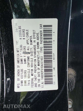 2014 Honda Accord Sedan Sport - miniatura 5
