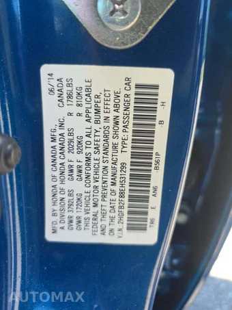 2014 Honda Civic Sedan EX - miniatura 5