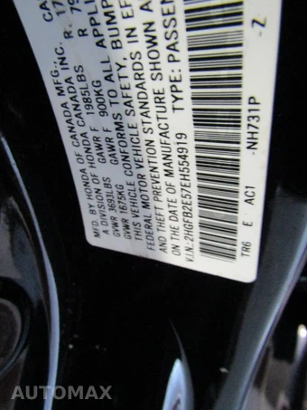 2014 Honda Civic Sedan LX - miniatura 8