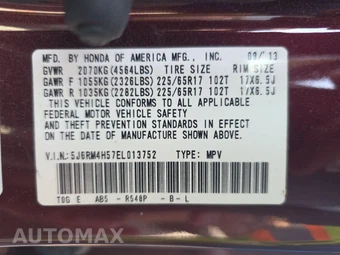 2014 Honda CR-V EX - miniatura 14