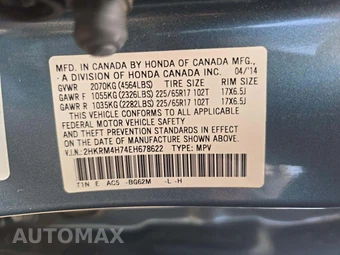 2014 Honda CR-V EX-L - miniatura 2