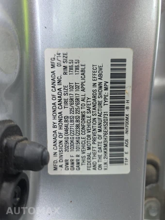 2014 Honda CR-V EX-L w/RES - miniatura 14