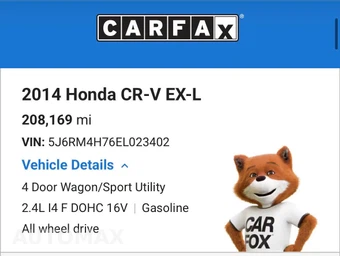 2014 Honda CR-V EX-L w/RES - miniatura 3