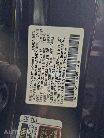 2014 Honda CR-V LX – miniatura 14