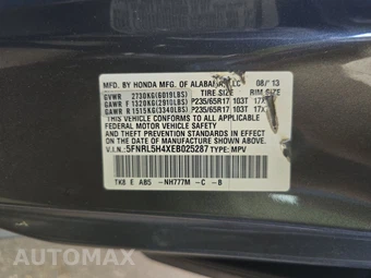 2014 Honda Odyssey EX 118.1" WB - miniatura 15
