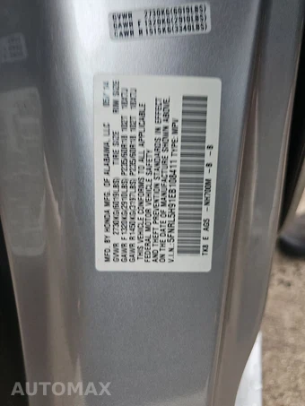 2014 Honda Odyssey Touring 118.1" WB – miniatura 16