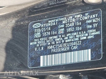 2014 Hyundai Accent GS Hatchback – miniatura 14