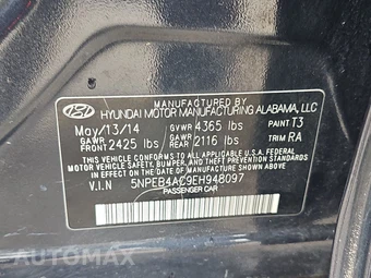 2014 Hyundai Sonata GLS – miniatura 14