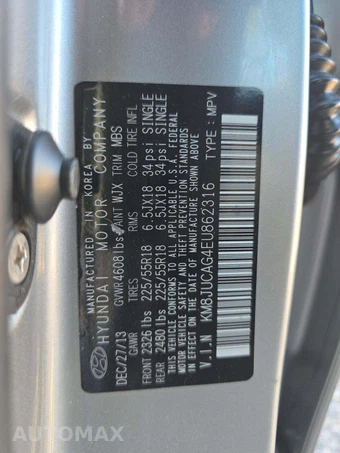 2014 Hyundai Tucson Limited – miniatura 5