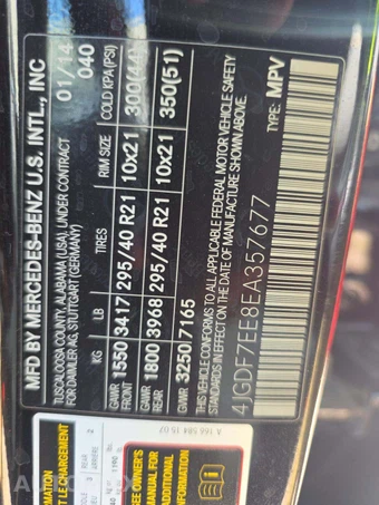 2014 Mercedes-Benz GL 63 AMG 4MATIC - miniatura 5