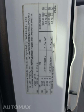 2014 Mercedes-Benz Sprinter 3500 Cargo Van DRW High Roof 170.3" WB - miniatura 2