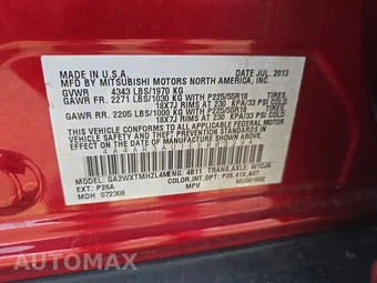 2014 Mitsubishi Outlander Sport ES – miniatura 14