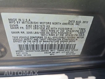 2014 Mitsubishi Outlander Sport SE – miniatura 14