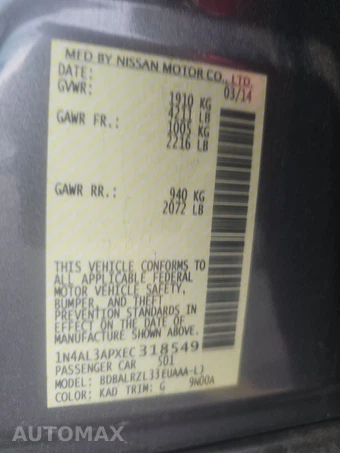 2014 Nissan Altima 2.5 S – miniatura 14