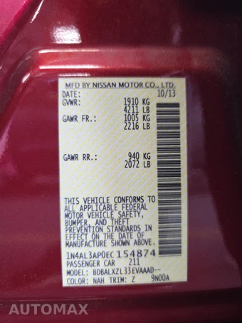 2014 Nissan Altima 2.5 SL – miniatura 14