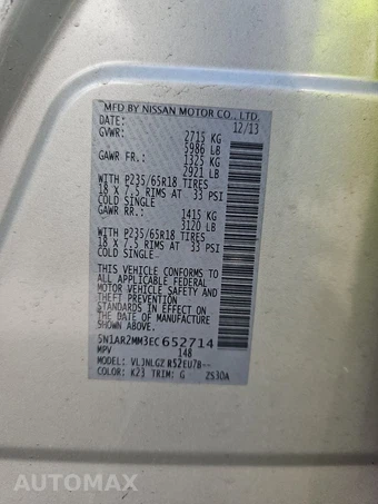 2014 Nissan Pathfinder SL – miniatura 14