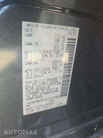 2014 Nissan Pathfinder SV – miniatura 15