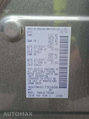 2014 Nissan Rogue SV – miniatura 5