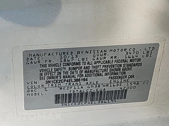 2014 Nissan Versa Note S Plus – miniatura 14