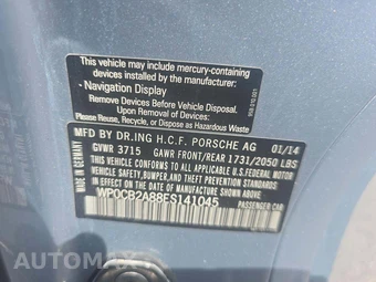2014 Porsche Boxster S – miniatura 5