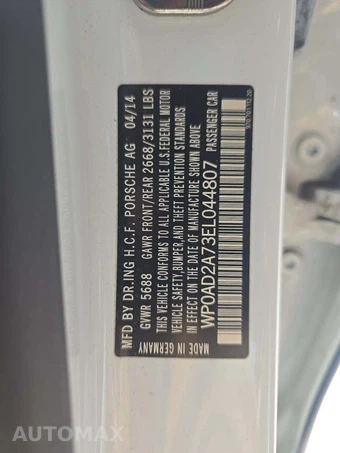 2014 Porsche Panamera S (E) Hybrid – miniatura 2
