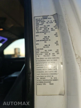 2014 Ram 4500 Cab Chassis Tradesman Regular Cab DRW - miniatura 14