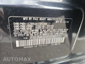 2014 Subaru Impreza Sedan 2.0i – miniatura 14