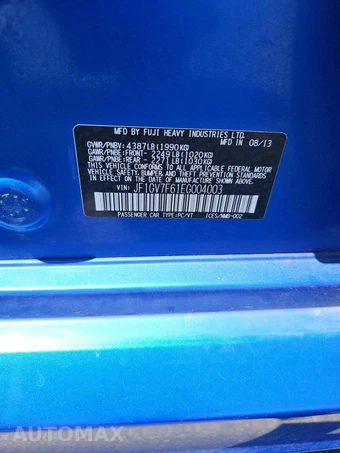 2014 Subaru Impreza WRX Sedan Limited - miniatura 2