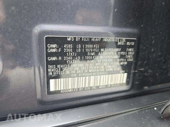 2014 Subaru Outback 2.5i – miniatura 5